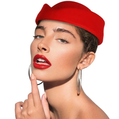British Stewardess Beret, Exquisite Top Hat, Hepburn Style, High-end Beret,