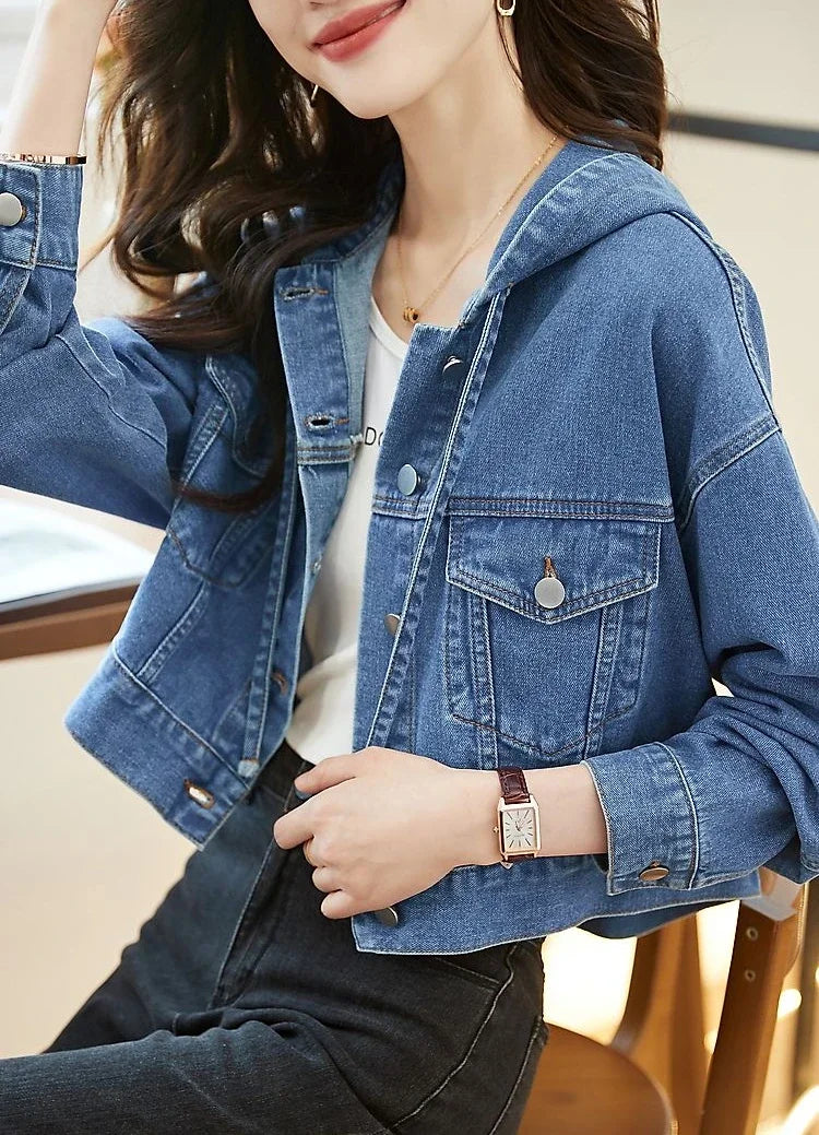 Short Hooded, Small Sizes, Denim Jackets