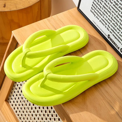 Bouncey sole flipflops in an assortment of colors