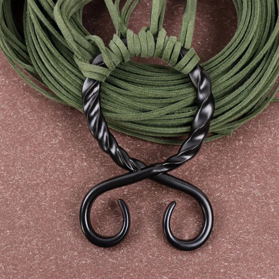 Vintage Boho Rope Knot Belt Medieval Victorian Metal Ring Waist Buckle  Various ways to tie