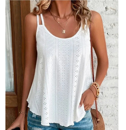 Large Sizes to 5xl Boho Leisure Simple Camis Tops Women's. 10 Different Colors