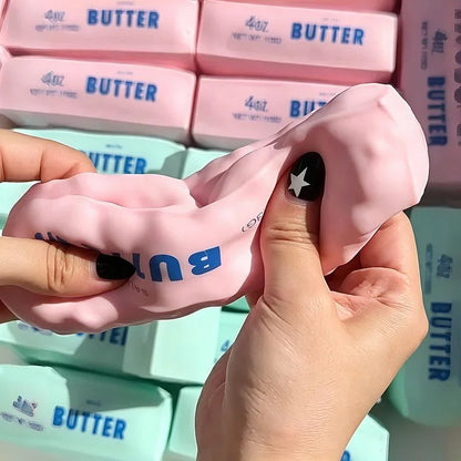 Crunchy Butter Stick Squishy Stress Ball. Great for Hand Exercises