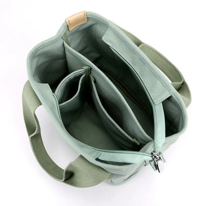 Canvas Crossbody Bag with Adjustable Strap