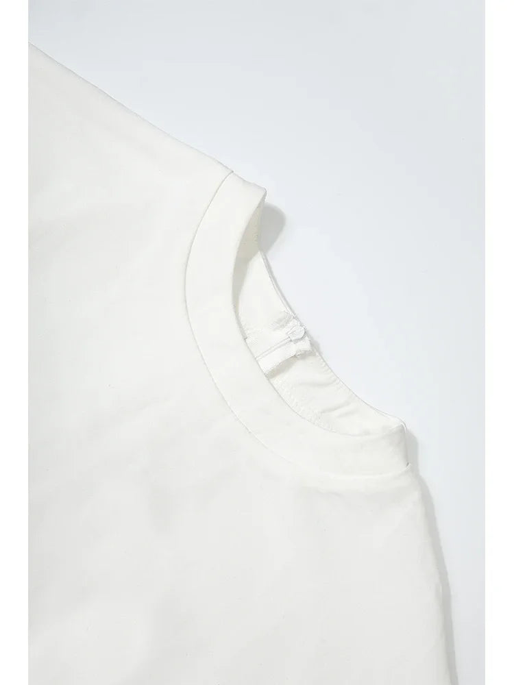 Sizes to 3XL, Loose Minimalist Boho Jumpsuit 2 Oversized Pockets Round Neck Straight Pants Available in Black and White to Size 3XL