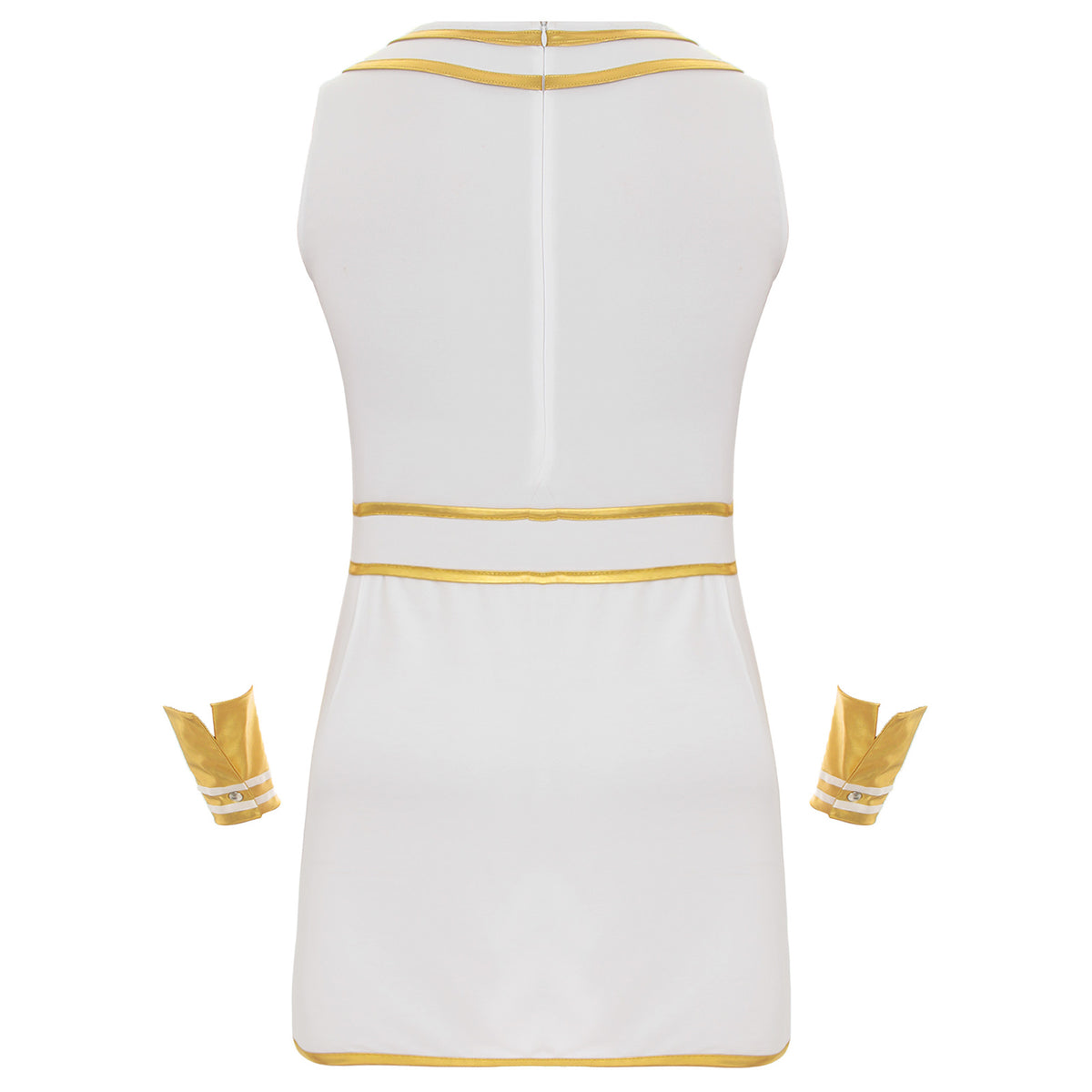 Ancient Egyptian Prince Halloween Costume. Robe with Cuffs