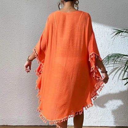 Women's Plus size Bathing Suit Cover Ups Swimsuit Coverups Dress Soft Crochet Bikini Beach Skirt
