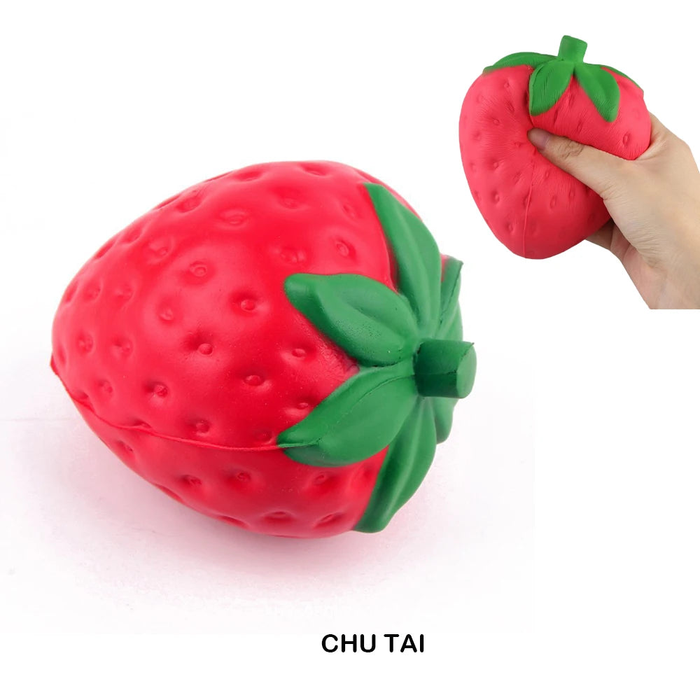 Super Jumbo Strawberry Squishy Cream Scented, Slow Rising, Antistress 11.5*9 CM