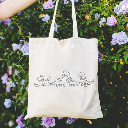 Canvas Book Themed Tote Bag Shoulder Bags. ALSO MAKES A GREAT GIFT BAG--WHY USE PAPER????