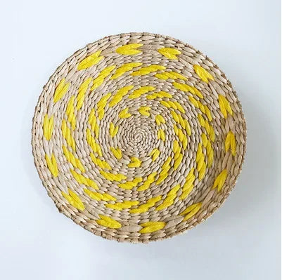 Boho Hand Woven Wall Basket Hanging, Decorative, Rustic, and unique in any room