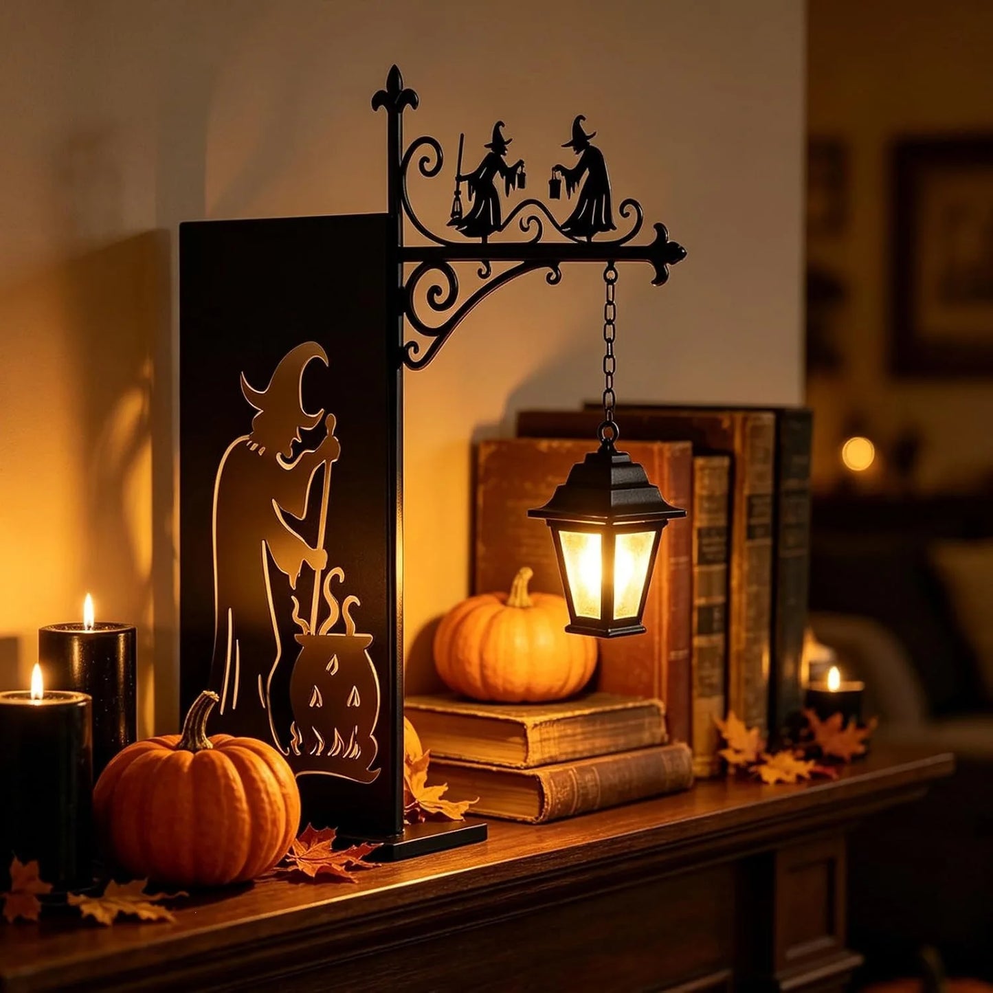 5 designs of Retro Bookshelf Lighting, Wall Mounted Reading Lamp, LED Night Light for Studious Ornamentation (Some Halloween, Some Not)