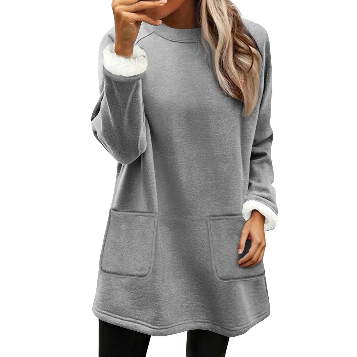 Casual Fleece Sweatshirts Women 15 prints or solids to choose from, with Pockets