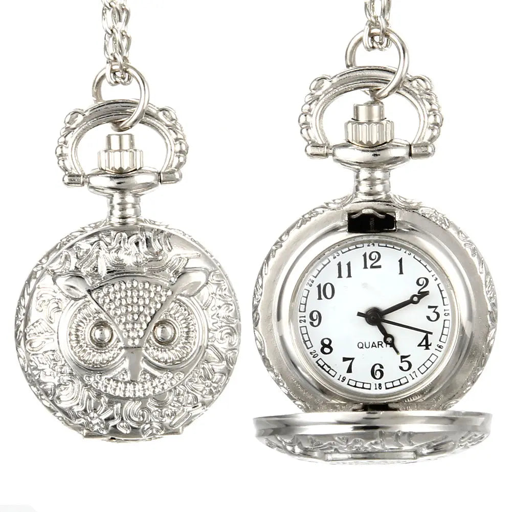 Small Vintage Pocket Watch Steampunk Quartz Watch. Various Styles