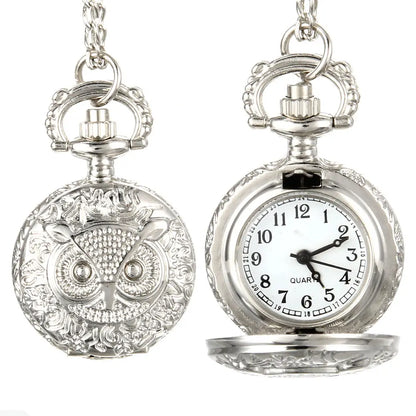 Small Vintage Pocket Watch Steampunk Quartz Watch. Various Styles