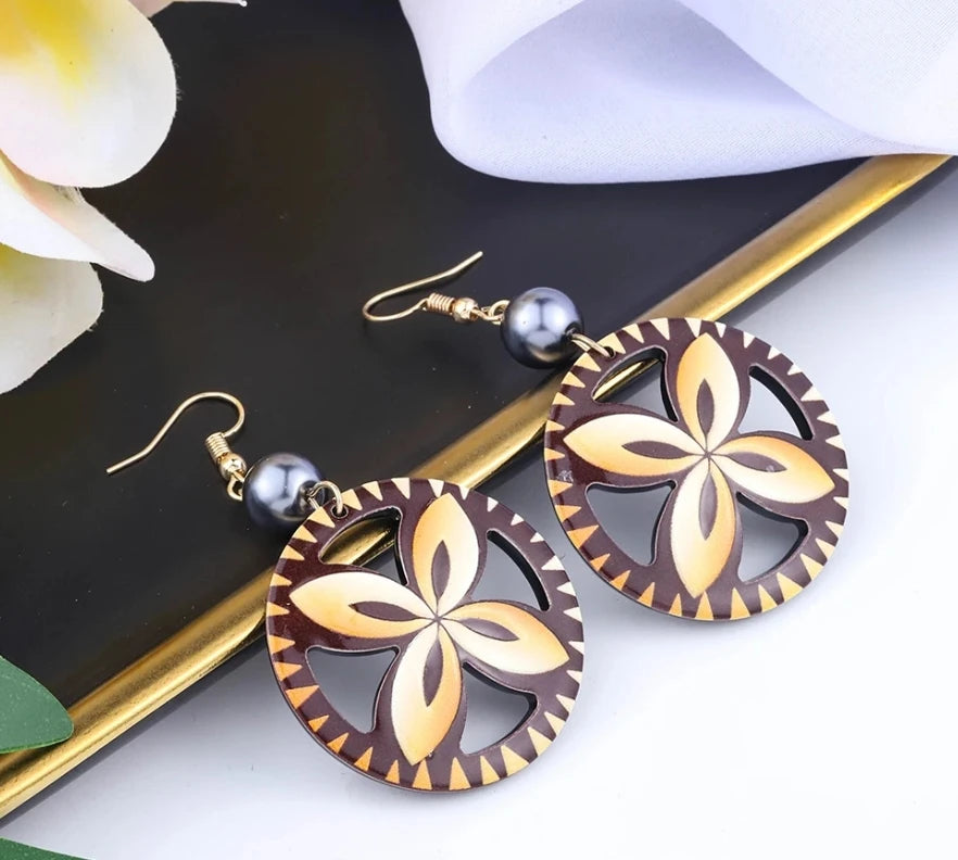 Hawaiian Polynesian Plumeria Flower Earrings. 53 variations