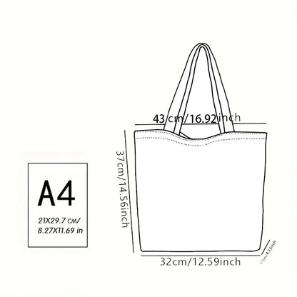 Cartoon dog handbags, or Gift Bags, Reusable, Multifunctional, Printed Canvas