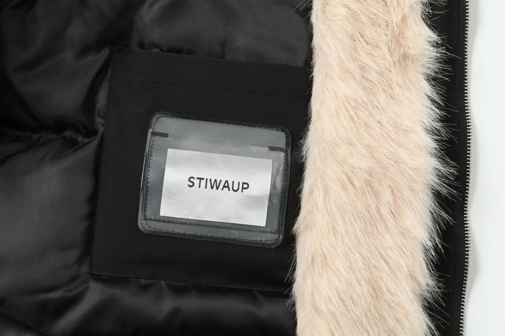 Lightweight Down Puffer Jacket with Pockets and  Luxury Padding for Warmth. Also comes in Black