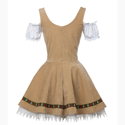 Male and Female Oktoberfest Costumes, Traditional  German Bavarian Couple, Cosplay Outfits