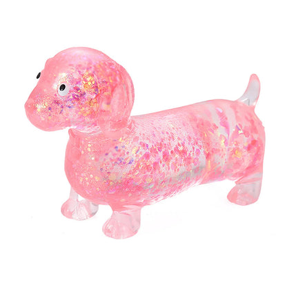 Dachshund Squishies Stretch Squeeze Sensory Toy Cute Dog Shape
