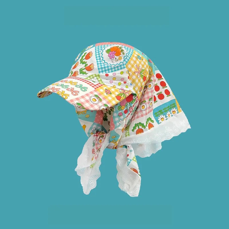 Unique design Headscarves on a Baseball Cap.  A variety of design choices