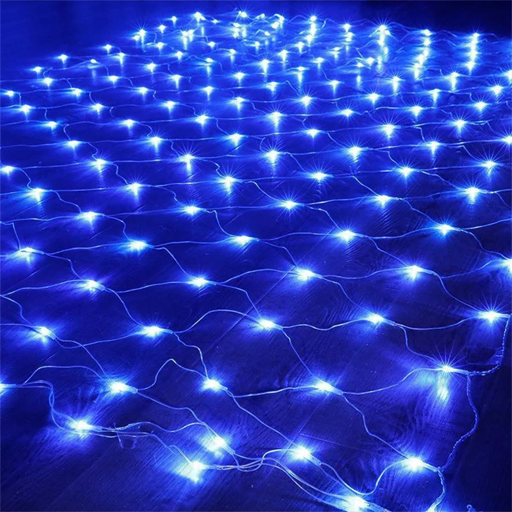 Christmas Snowflake LED Net Lights