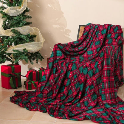 Christmas Flannel Throw Blanket in Various Sizes and Prints