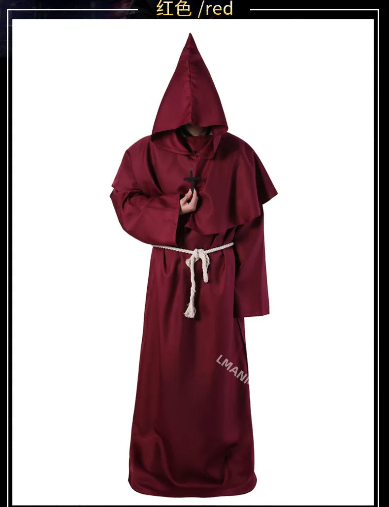 Medieval Monk Robes, Wizard Costumes, Priest Costumes