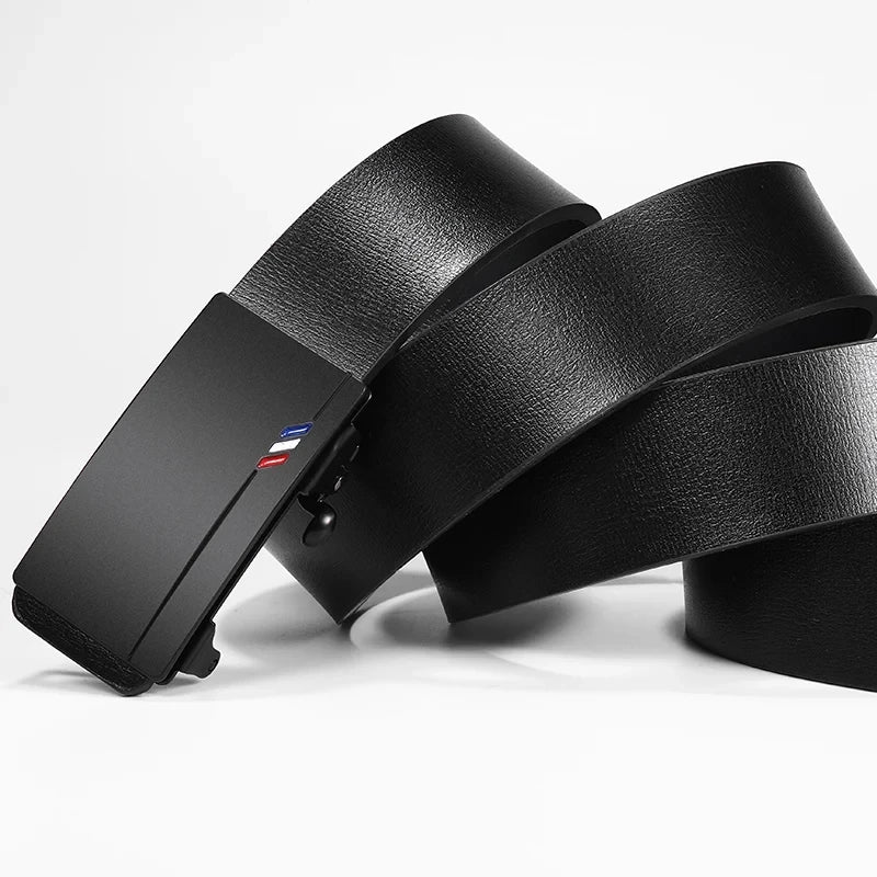 Plus sizes to 51 inches (130 cm). Hidden Headphone Jack, Quality Belts of Genuine Luxury Leather in Brown and Black