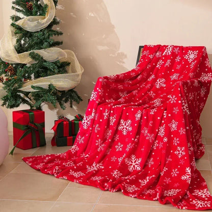 Christmas Flannel Throw Blanket in Various Sizes and Prints