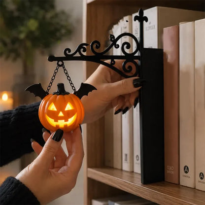 5 designs of Retro Bookshelf Lighting, Wall Mounted Reading Lamp, LED Night Light for Studious Ornamentation (Some Halloween, Some Not)