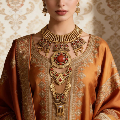 Vintage Necklaces Ethnic Baroque Pendant Tassel Chokers Necklaces