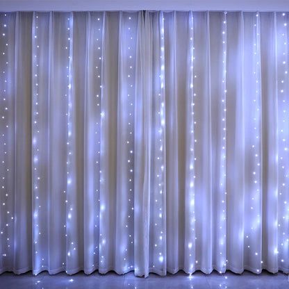 11 Colors of 3/6M USB LED Curtain 8 Modes Remote Control String Lights  Fairy Garland Lights