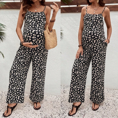 Maternity Overalls Designed for Warm Weather, Roomy Cut & Soft Material