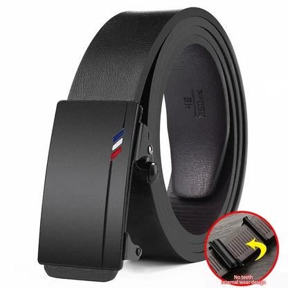 Plus sizes to 51 inches (130 cm). Hidden Headphone Jack, Quality Belts of Genuine Luxury Leather in Brown and Black
