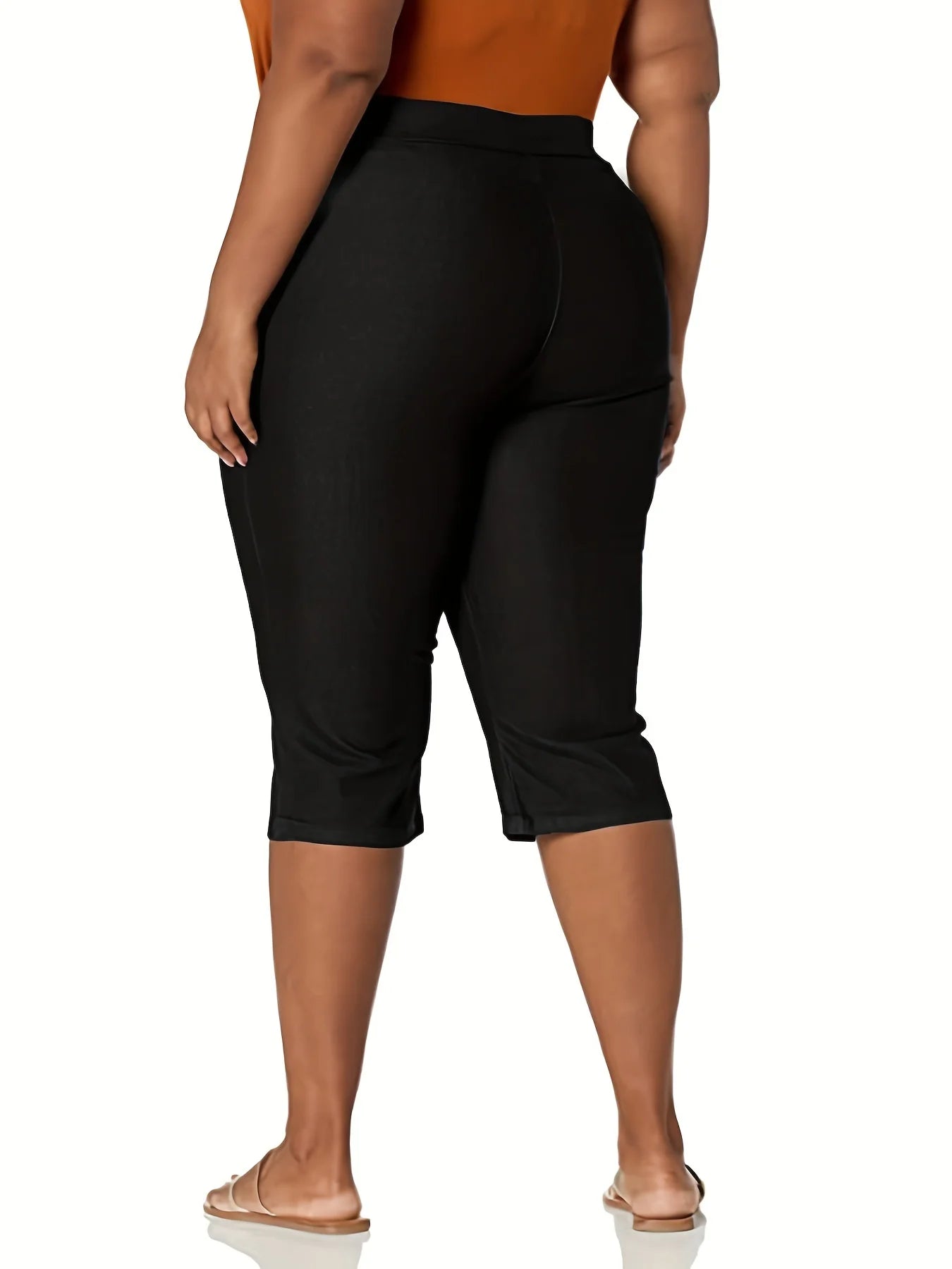New plus-size to 4XL women's knitted fabric high-grade, pocket, solid colors, fitted casual