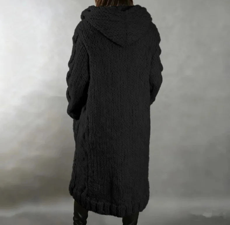 15 Colors, Oversized S-5XL Women Loose Knitted Sweaters, Thick Long Sleeve, Pocket, Buttons