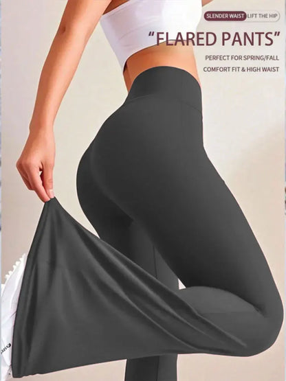 Women's High-Waisted Yoga or Casual, Flare Pants in a Variety of colors