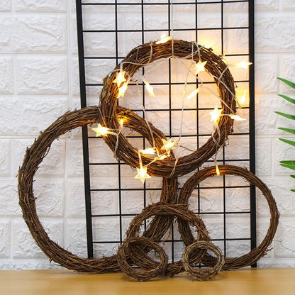 8-30CM  Artificial Wicker Vine Wreaths. Versatile to decorate for Halloween, Christmas, Kwanzae, Hanukkah, New Year, and any holiday or season!