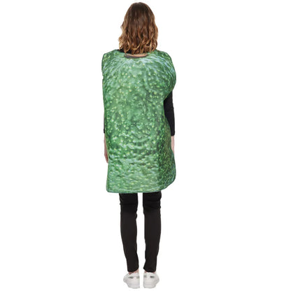 Halloween Funny Cosplay Fruit and Vegetable Costumes, also including grapes, hot pepper, tomato, avocado, and peas!