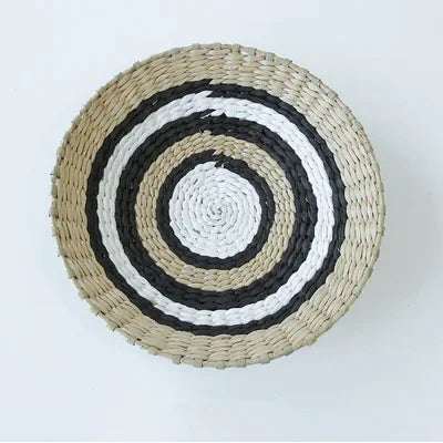 Boho Hand Woven Wall Basket Hanging, Decorative, Rustic, and unique in any room