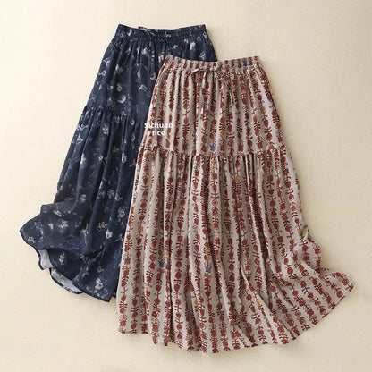 Sizes to 2XL, Floral Print, Elastic Waist, Country Style,