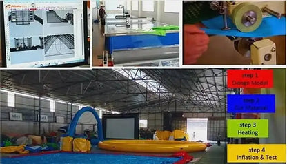 Enormous Inflatable Haunted House Pass-through to Welcome Trick or Treaters