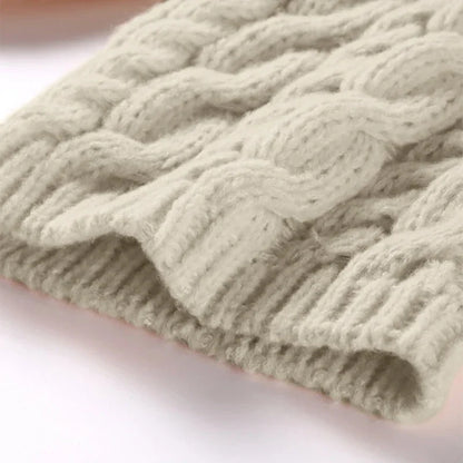 Long Sleeve Prairie Sweater Chic Solid Vintage Oversize Turtleneck Pullover