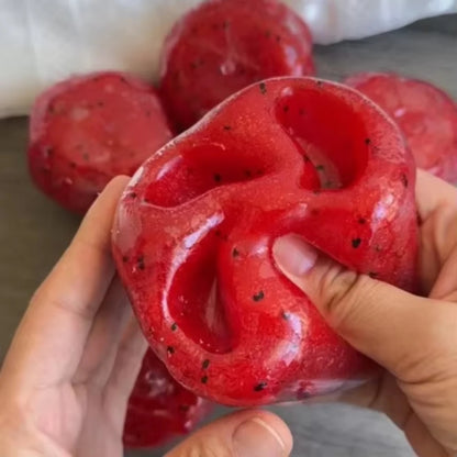 Handmade Watermelon Slushy Squishy Toy Soft Slow Rebound Stress Relief