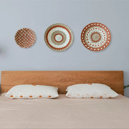 Boho Hand Woven Wall Basket Hanging, Decorative, Rustic, and unique in any room