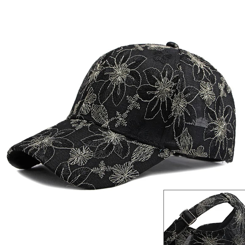 35 Designs of Boho Washed Denim Baseball Caps