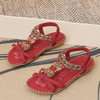 Bohemian Retr Sandals Comfy Romanesque Flats. 5 Different Colors