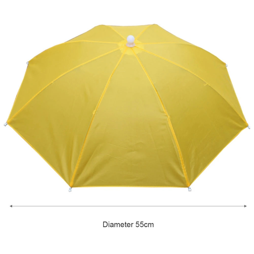 Portable Rain/UV Blocker for ballgames, fishing, and rain. Umbrella Hat