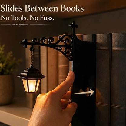 5 designs of Retro Bookshelf Lighting, Wall Mounted Reading Lamp, LED Night Light for Studious Ornamentation (Some Halloween, Some Not)