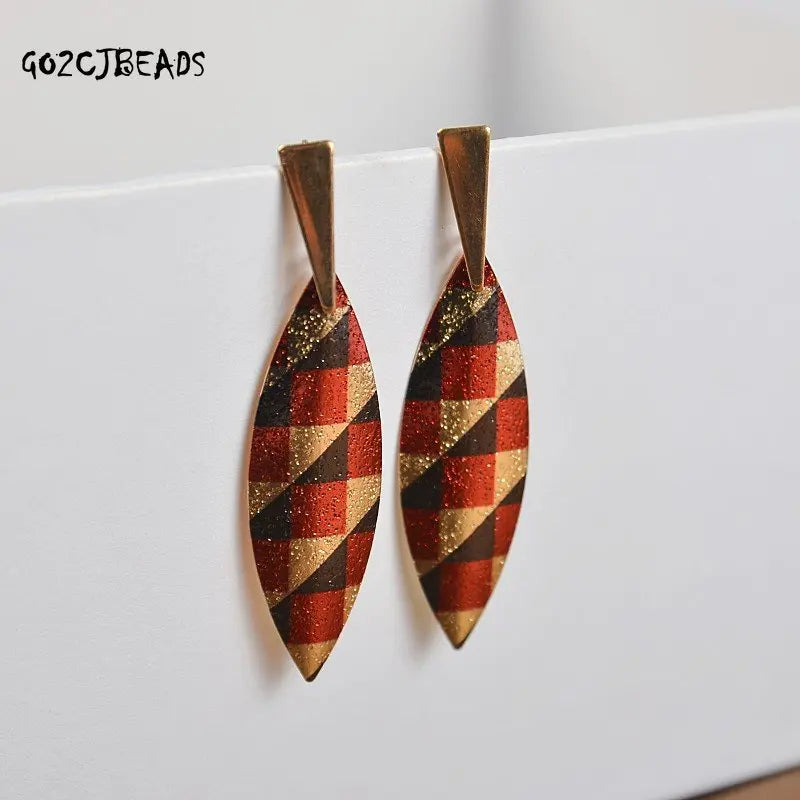 Bohemian Alloy Earrings Metal Tassel Ethnic Style Earrings