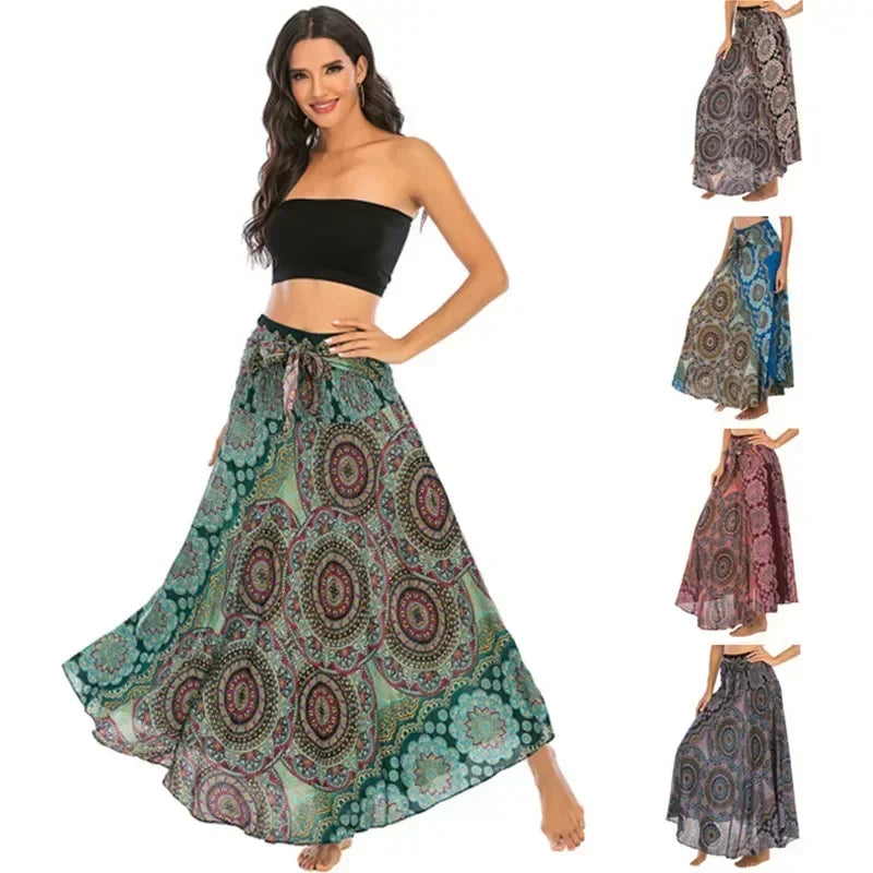 34 Different Designs of this Long Boho Bottom Lifts to Top Skirt, Vintage, Casual. 34 Different Designs